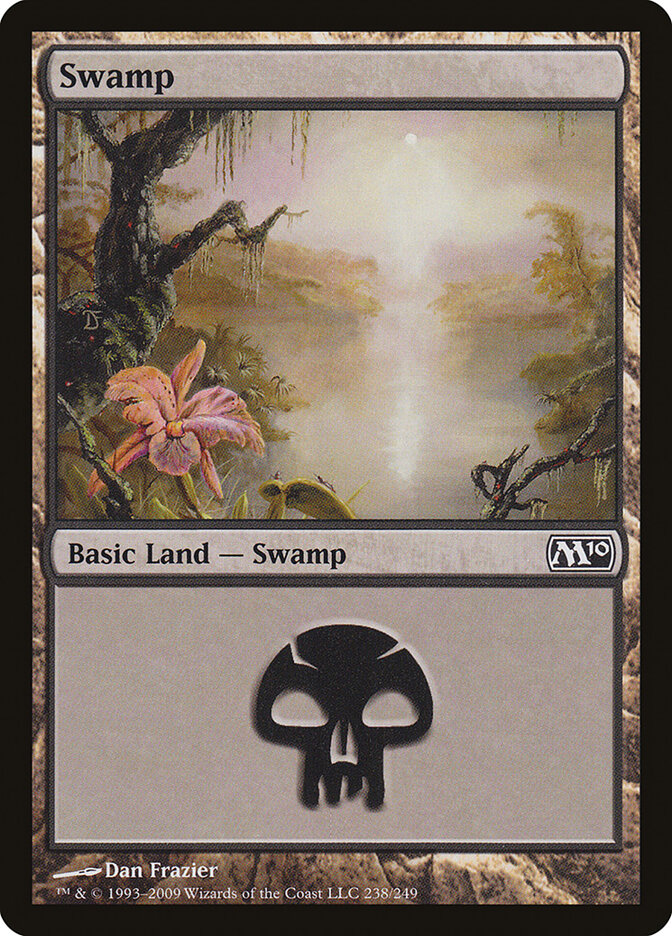 Swamp 238 - Magic 2010 MTG card