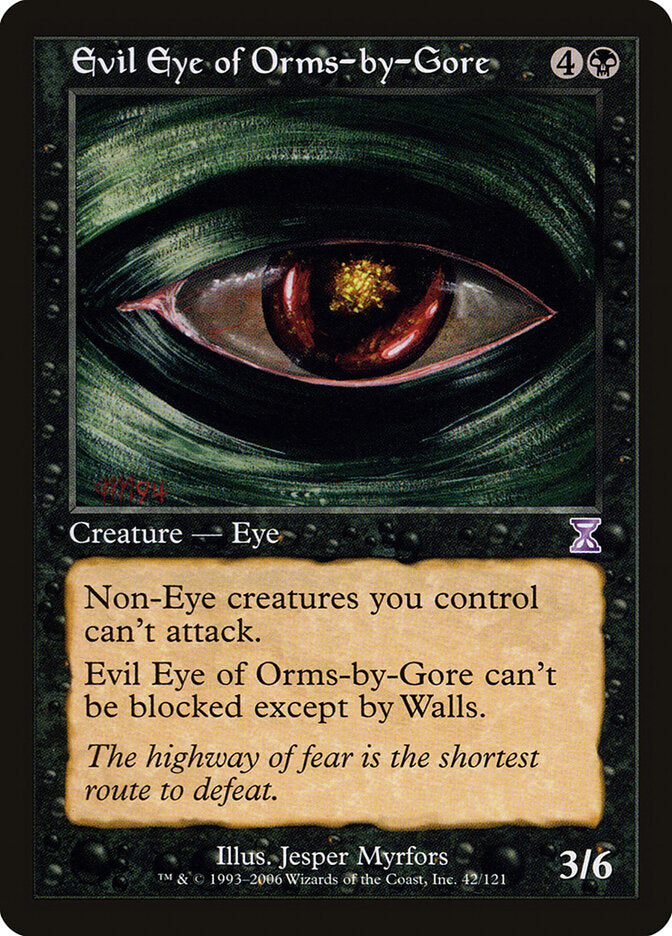 Evil Eye of Orms-by-Gore 42 - Time Spiral Timeshifted MTG card