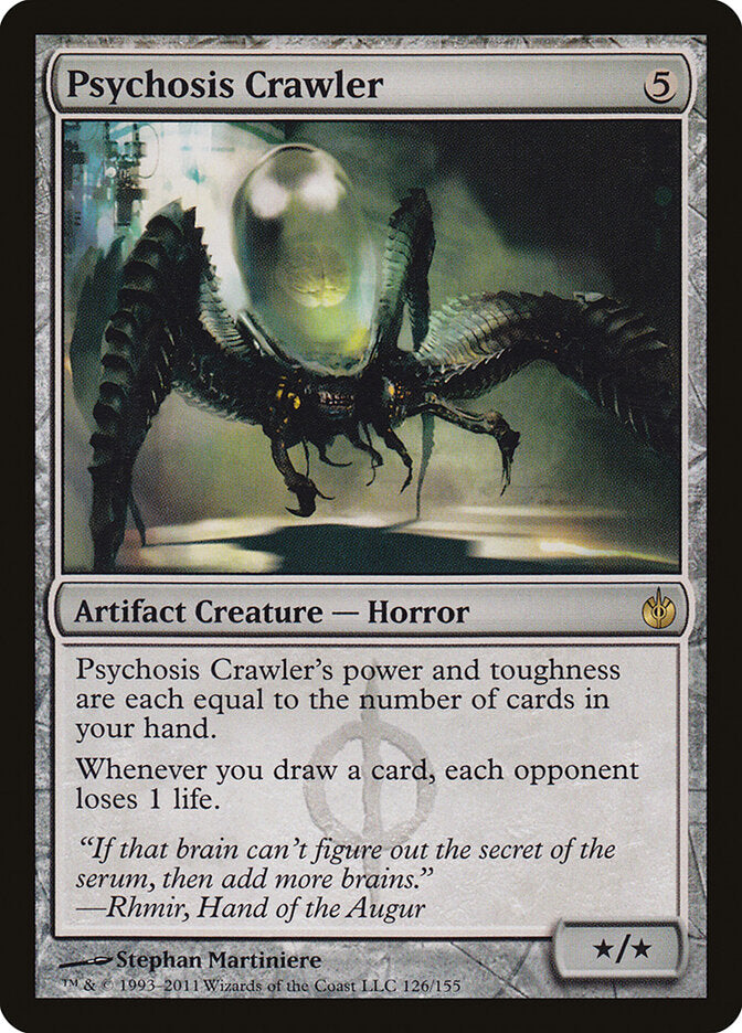Psychosis Crawler 126 - Mirrodin Besieged MTG card