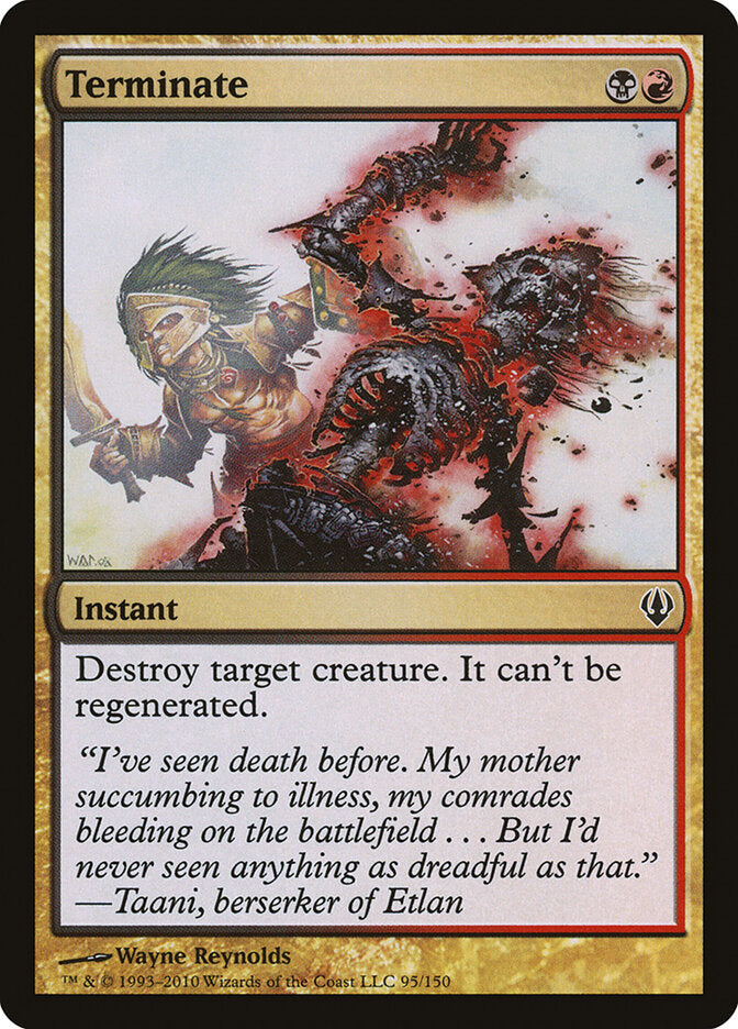 Terminate 95 - Archenemy MTG card