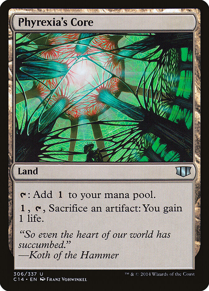 Phyrexia's Core 306 - Commander 2014 MTG card