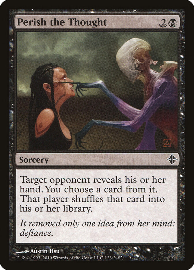 Perish the Thought 123 - Rise of the Eldrazi MTG card