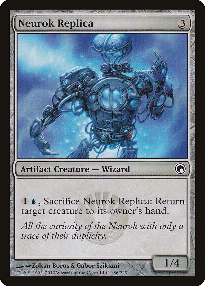 Neurok Replica 186 - Scars of Mirrodin MTG card
