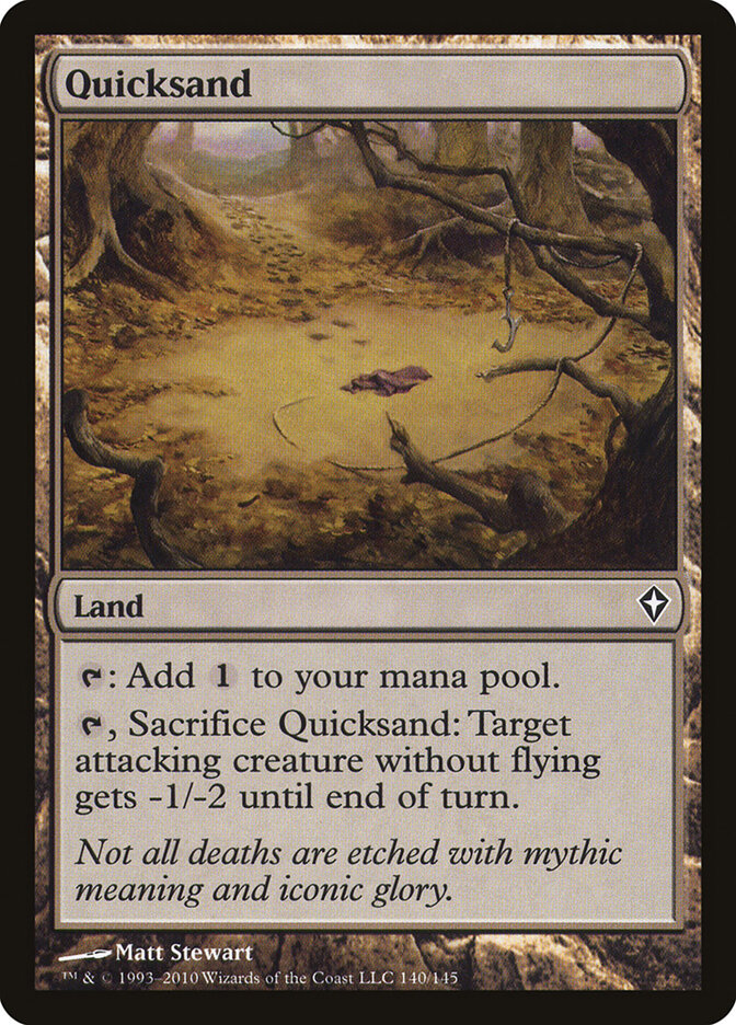 Quicksand 140 - Worldwake MTG card
