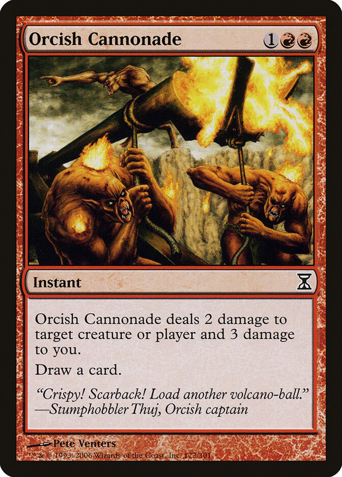 Orcish Cannonade 172 - Time Spiral MTG card