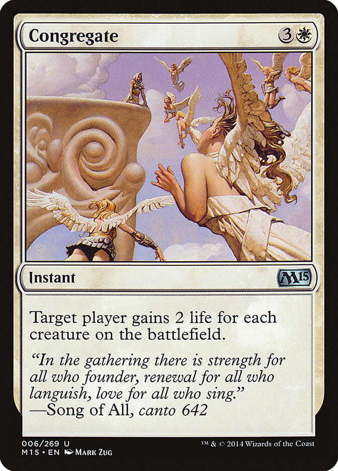 Congregate 6 - Magic 2015 MTG card