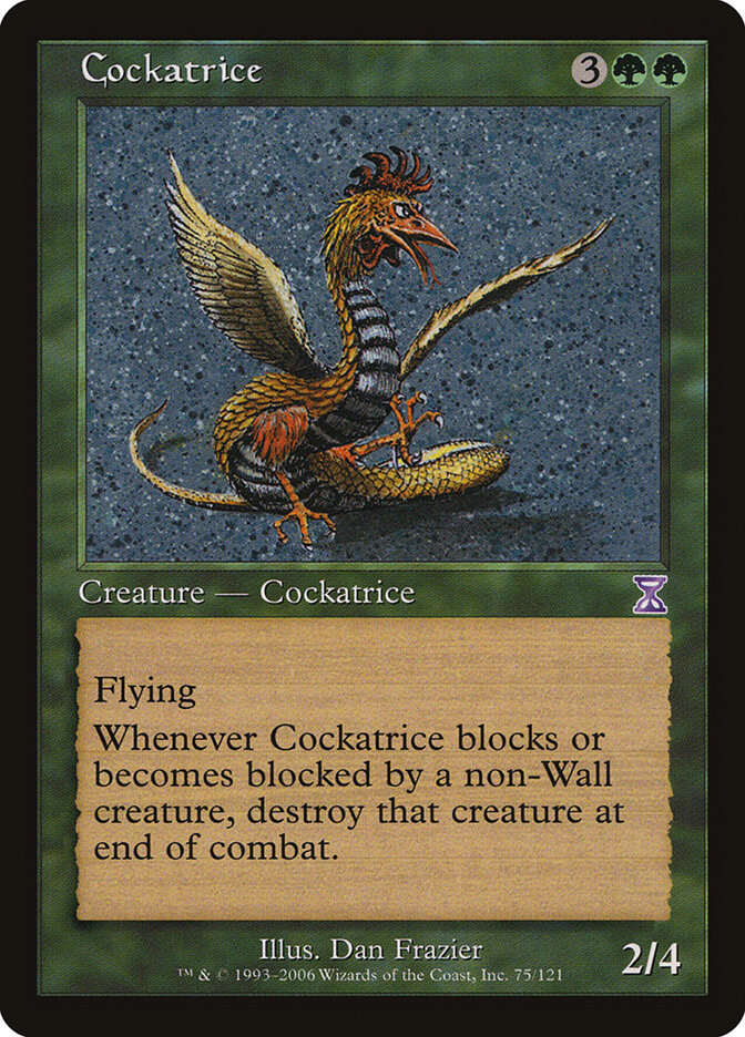 Cockatrice 75 - Time Spiral Timeshifted MTG card