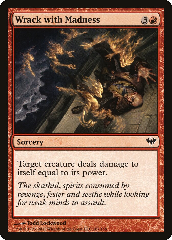 Wrack with Madness 107 - Dark Ascension MTG card