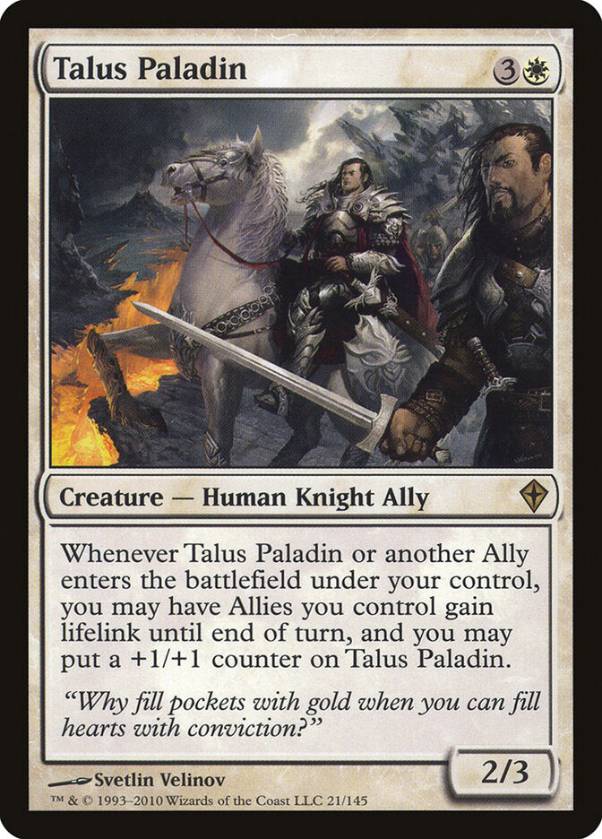 Talus Paladin 21 - Worldwake MTG card