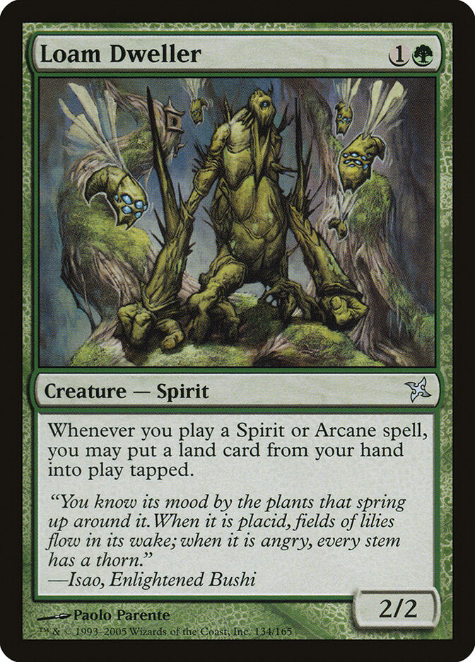 Loam Dweller 134 - Betrayers of Kamigawa MTG card