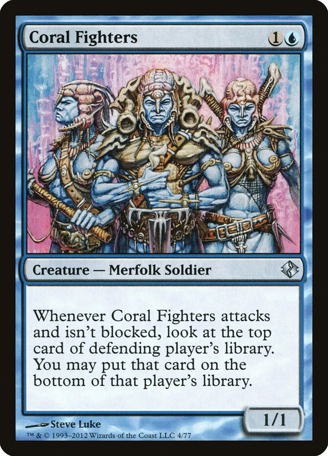 Coral Fighters 4 - Duel Decks: Venser vs. Koth MTG card