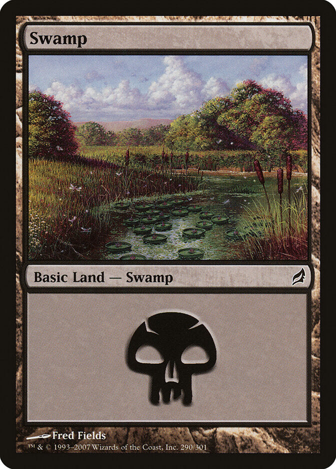 Swamp 290 - Lorwyn MTG card
