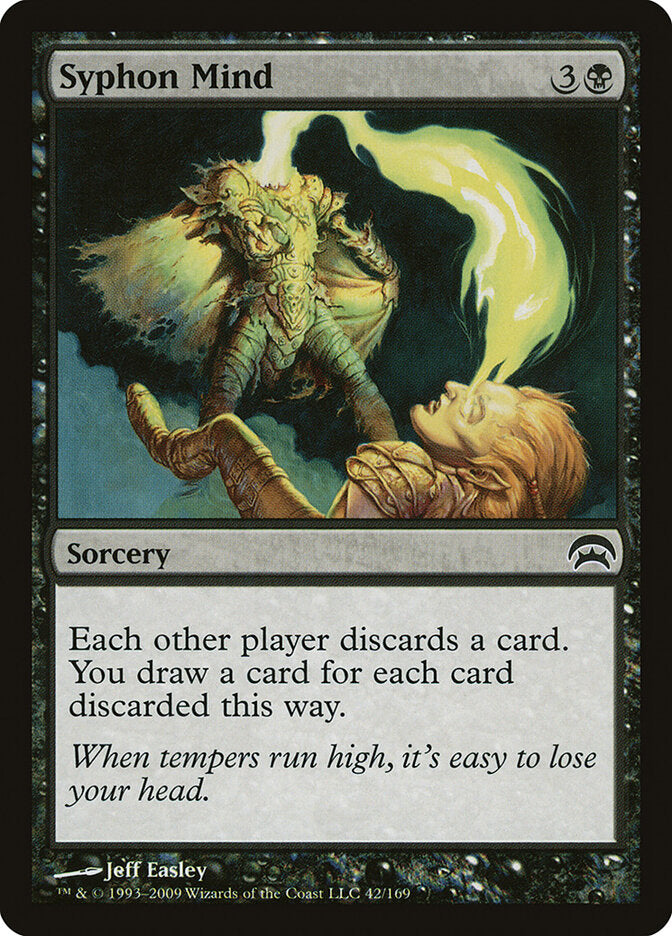 Syphon Mind 42 - Planechase MTG card