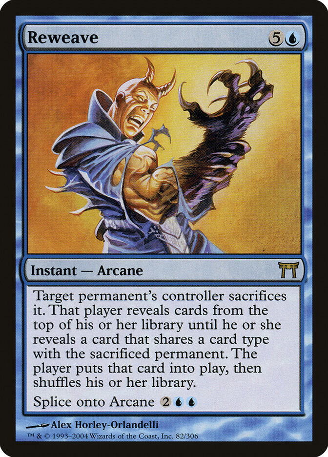 Reweave 82 - Champions of Kamigawa MTG card
