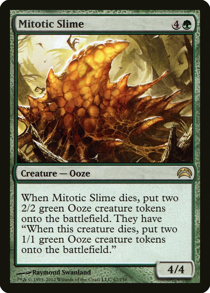 Mitotic Slime 67 - Planechase 2012 MTG card