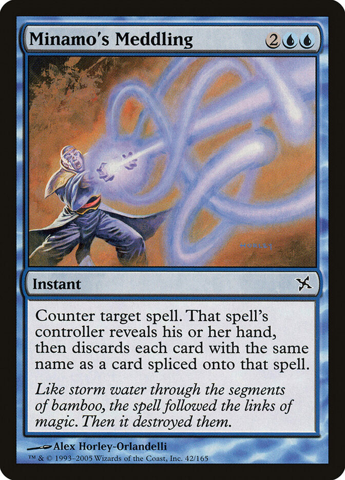 Minamo's Meddling 42 - Betrayers of Kamigawa MTG card