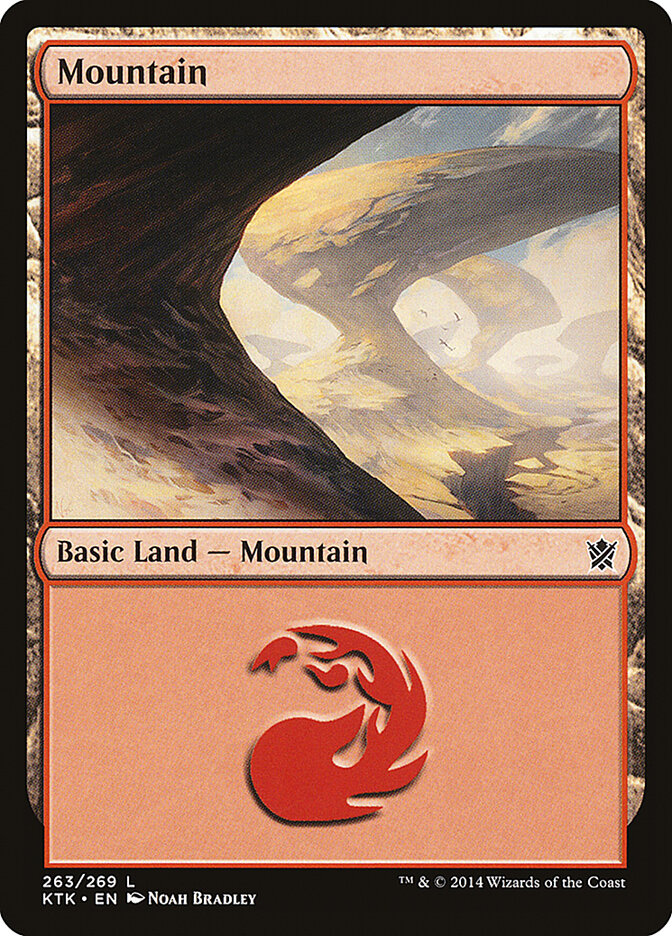 Mountain 263 - Khans of Tarkir MTG card