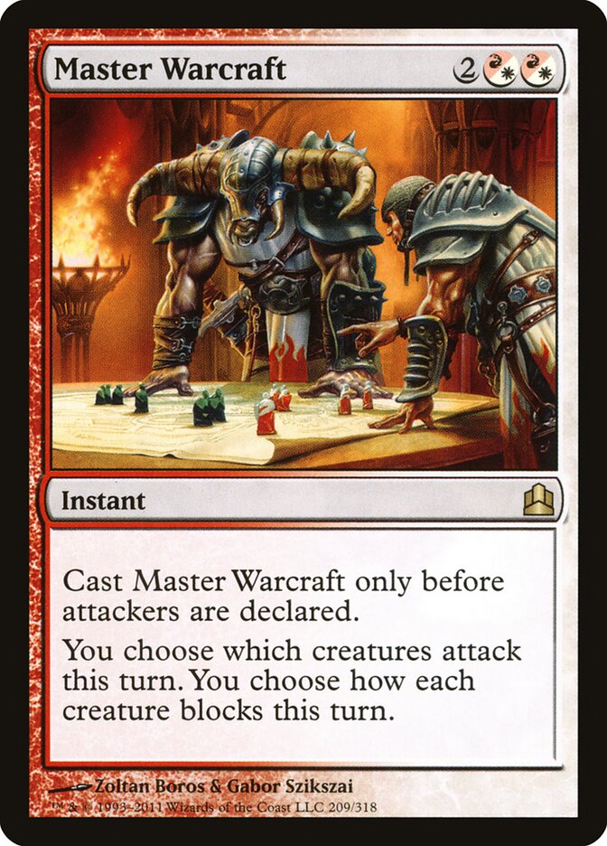 Master Warcraft 209 - Commander 2011 MTG card