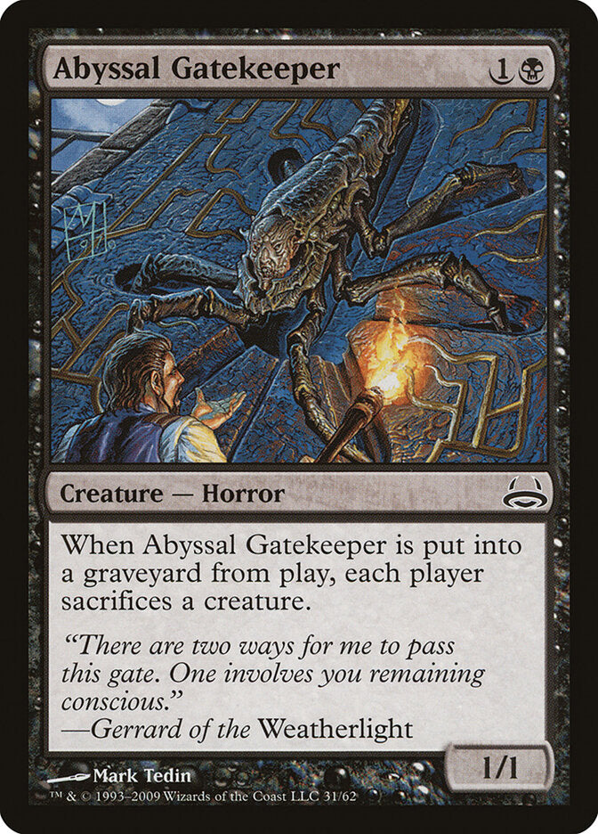 Abyssal Gatekeeper 31 - Duel Decks: Divine vs. Demonic MTG card