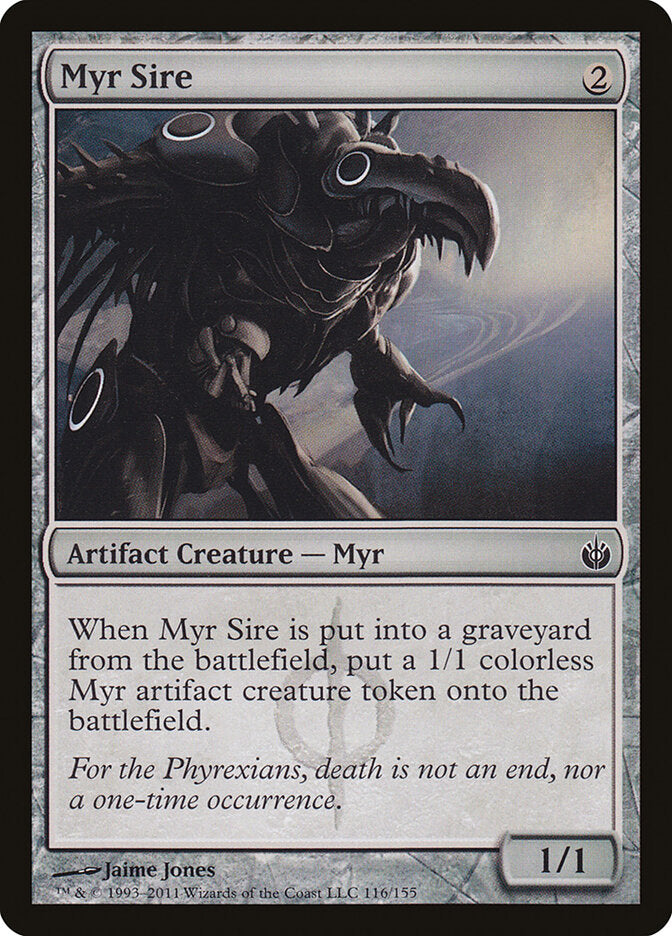 Myr Sire 116 - Mirrodin Besieged MTG card