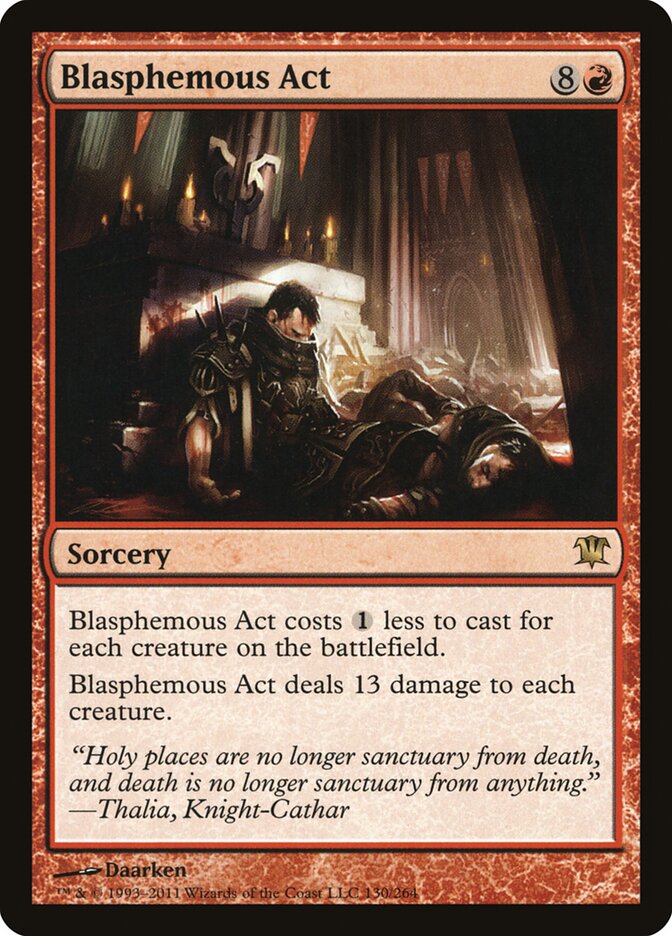 Blasphemous Act 130 - Innistrad MTG card