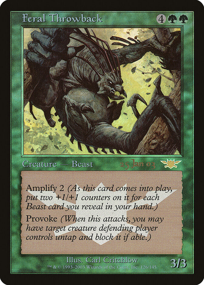 Feral Throwback 126 - Legions Promos MTG card