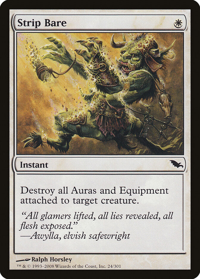Strip Bare 24 - Shadowmoor MTG card