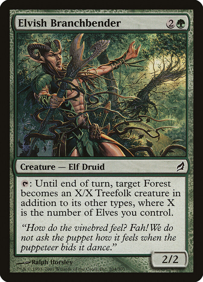 Elvish Branchbender 204 - Lorwyn MTG card