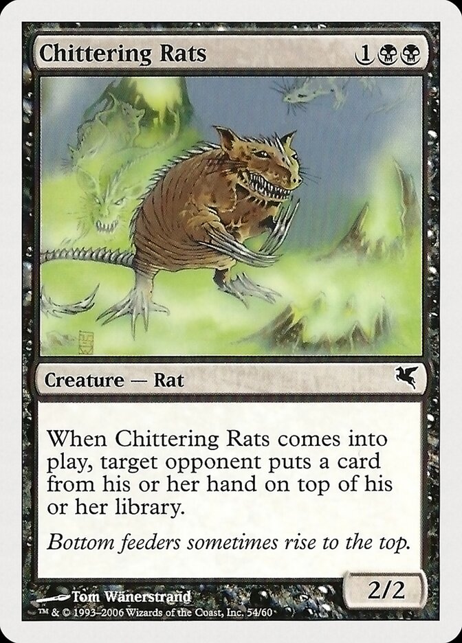 Chittering Rats 54 - Hachette UK MTG card