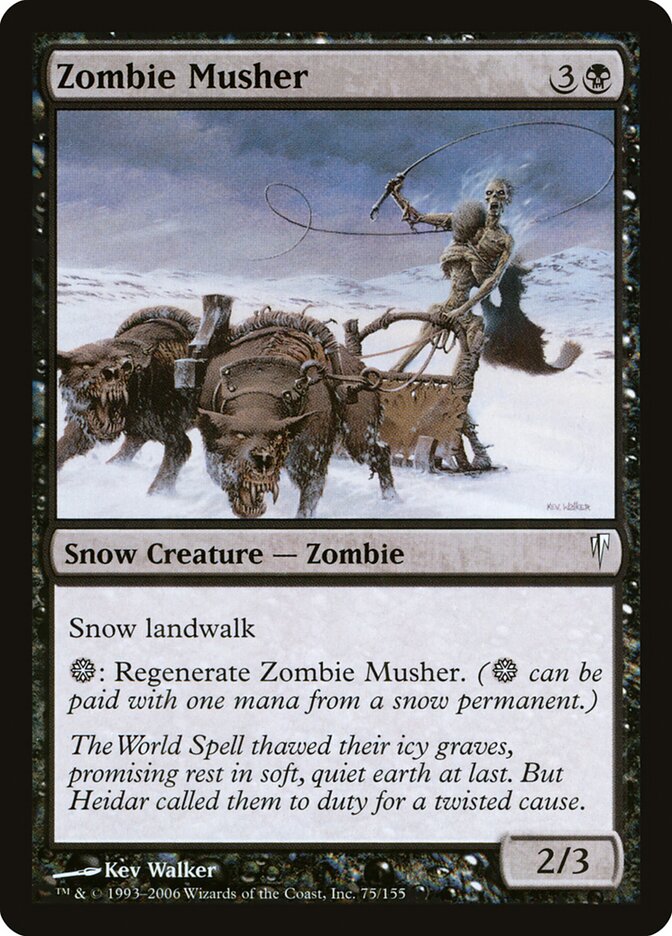 Zombie Musher 75 - Coldsnap MTG card