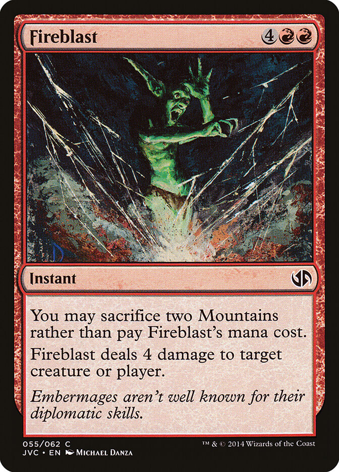 Fireblast 55 - Duel Decks Anthology: Jace vs. Chandra MTG card