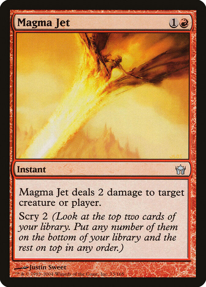 Magma Jet 73 - Fifth Dawn MTG card
