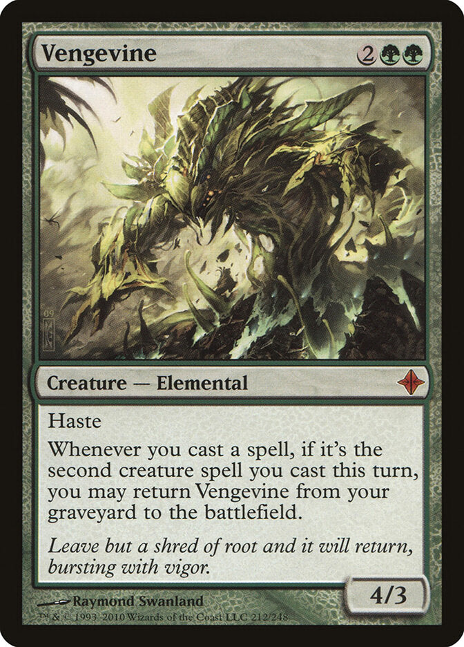 Vengevine 212 - Rise of the Eldrazi MTG card