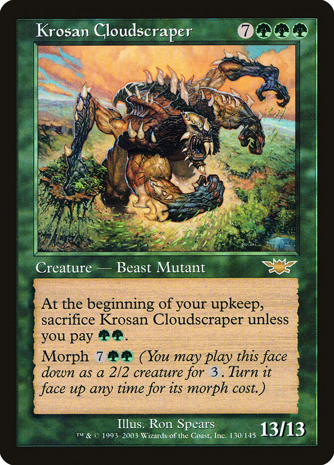 Krosan Cloudscraper 130 - Legions MTG card