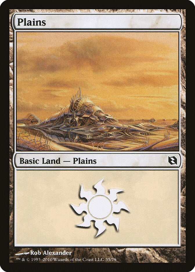 Plains 35 - Duel Decks: Elspeth vs. Tezzeret MTG card