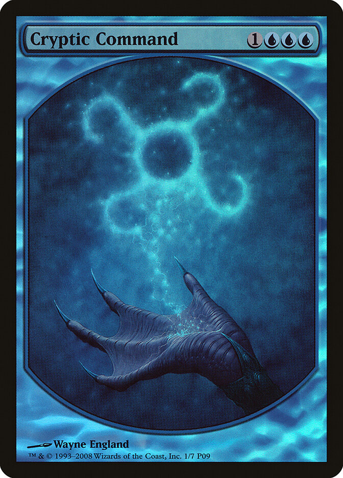 Cryptic Command 1 - Magic Player Rewards 2009 MTG card