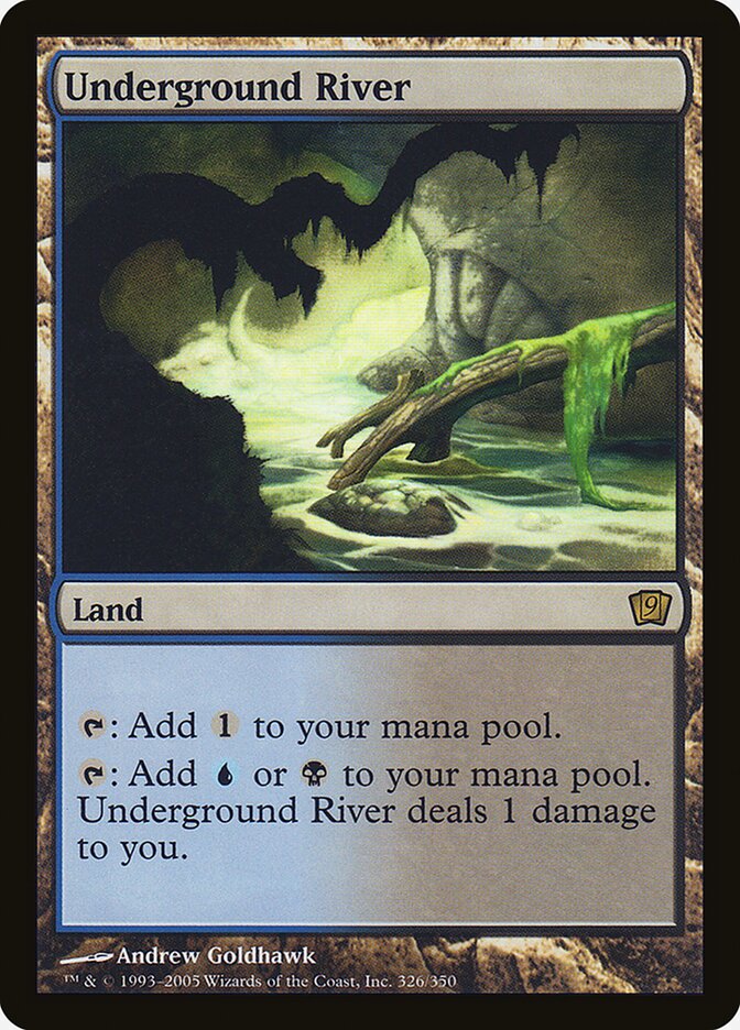 Underground River 326★ - Ninth Edition MTG card
