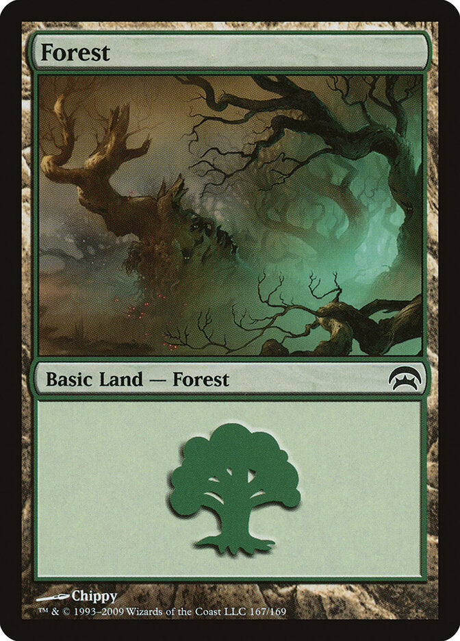 Forest 167 - Planechase MTG card
