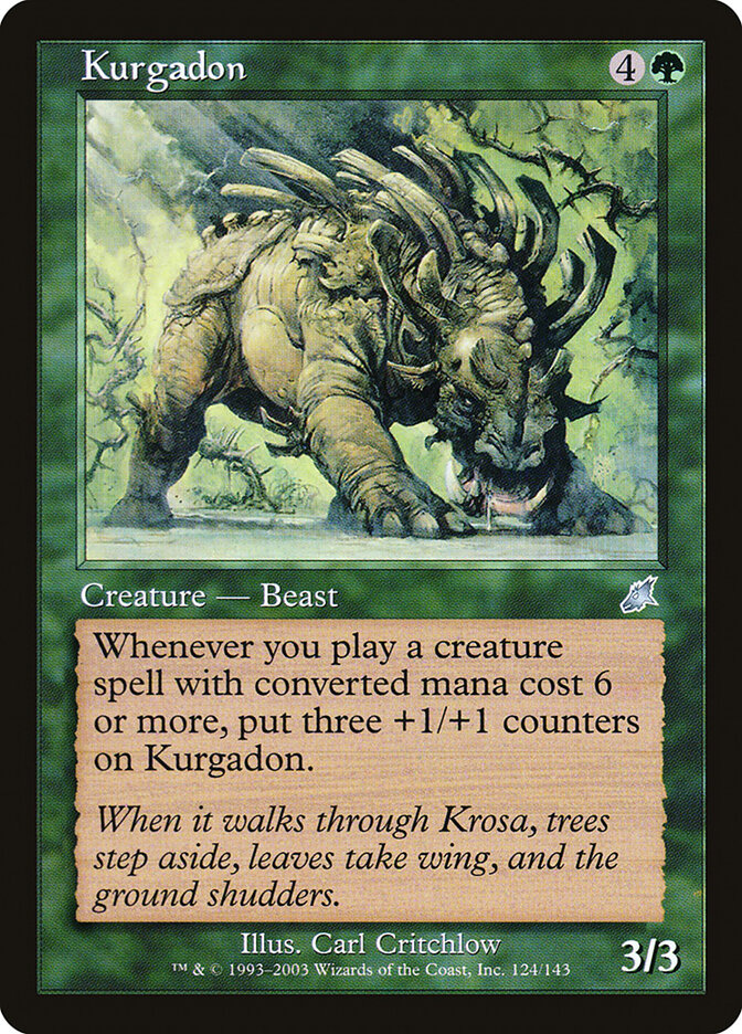 Kurgadon 124 - Scourge MTG card