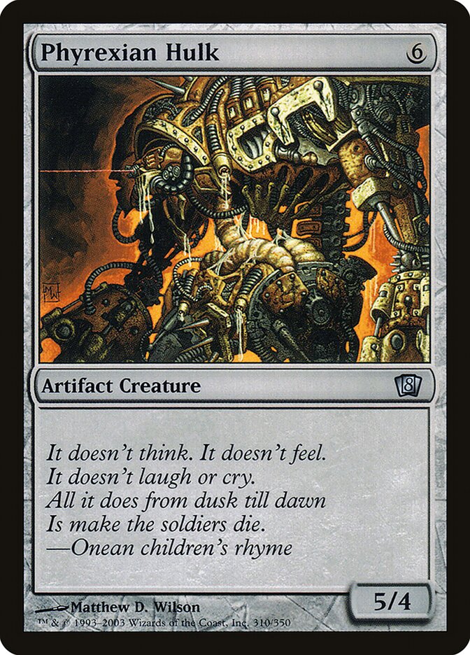 Phyrexian Hulk 310★ - Eighth Edition MTG card