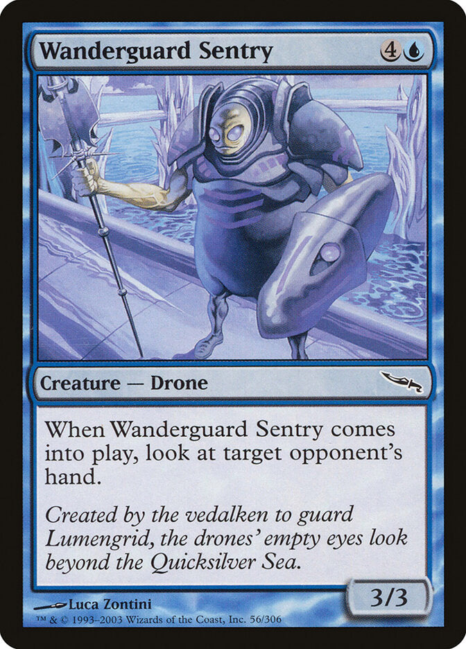 Wanderguard Sentry 56 - Mirrodin MTG card