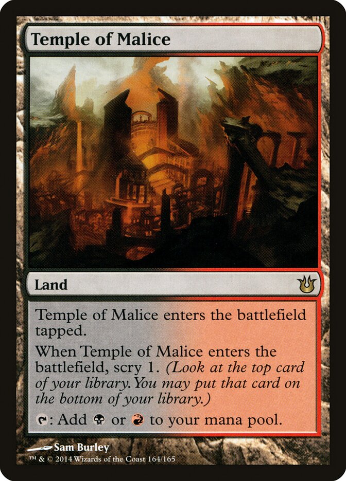 Temple of Malice 164 - Born of the Gods MTG card