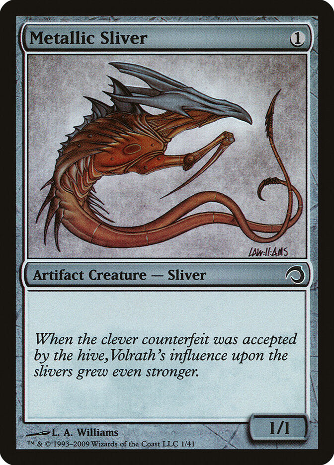 Metallic Sliver 1 - Premium Deck Series: Slivers MTG card