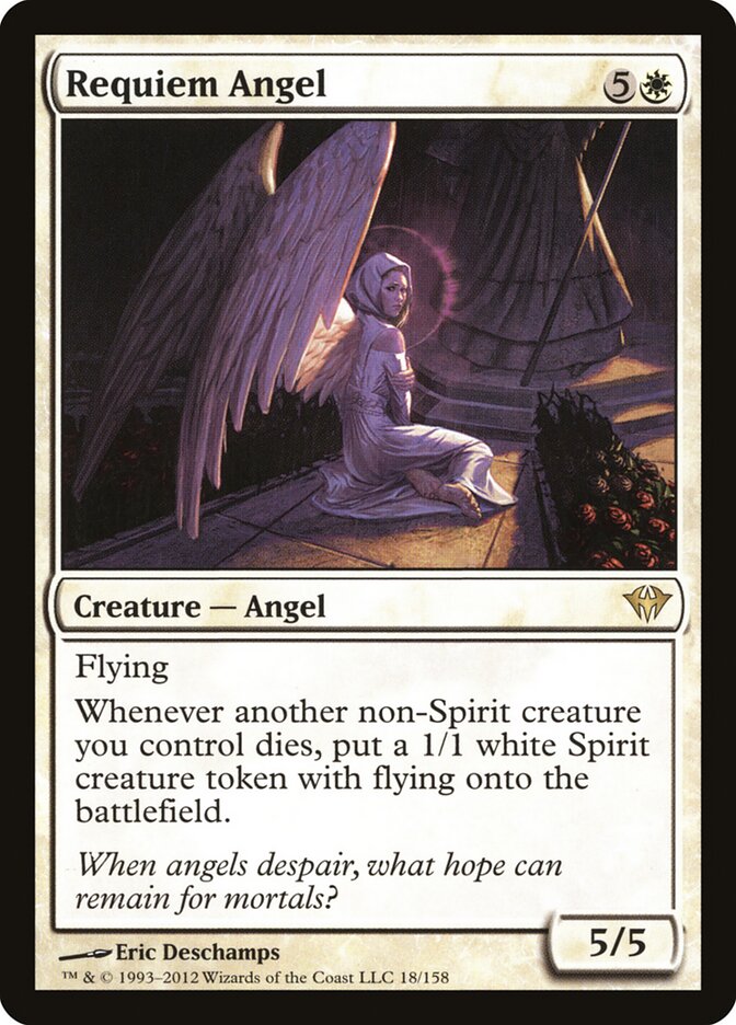 Requiem Angel 18 - Dark Ascension MTG card