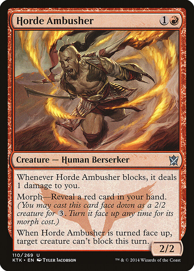 Horde Ambusher 110 - Khans of Tarkir MTG card