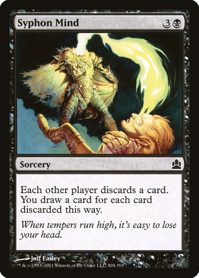 Syphon Mind 104 - Commander 2011 MTG card