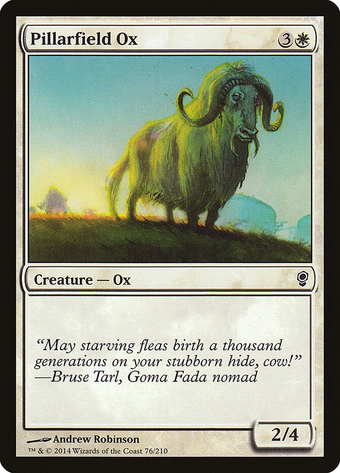 Pillarfield Ox 76 - Conspiracy MTG card