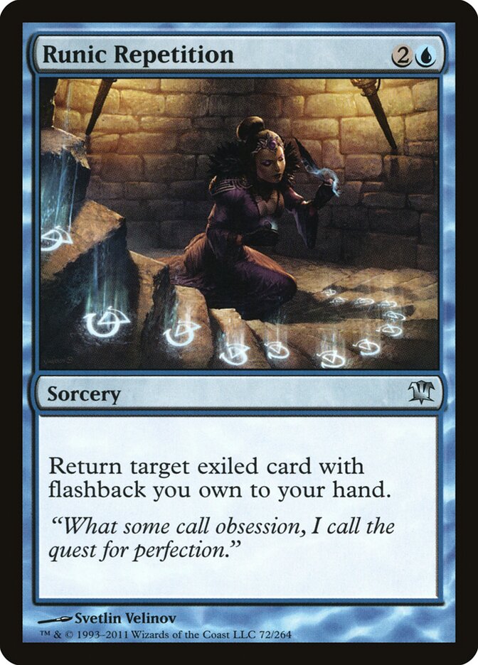 Runic Repetition 72 - Innistrad MTG card