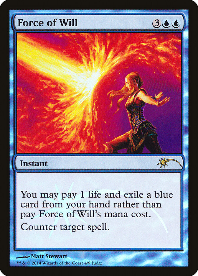 Force of Will 4 - Judge Gift Cards 2014 MTG card