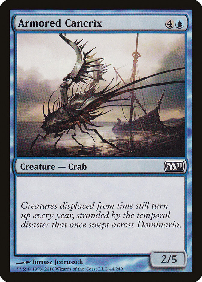 Armored Cancrix 44 - Magic 2011 MTG card